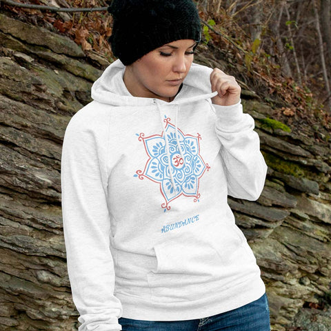 Abundance Mandala Hoodie designed by Sushila Oliphant.