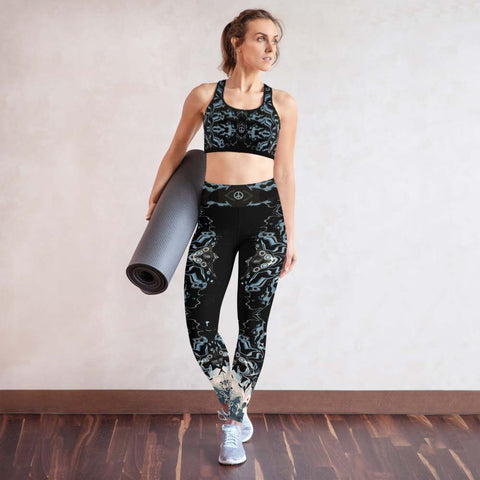 Arabic Illusion Yoga Leggings