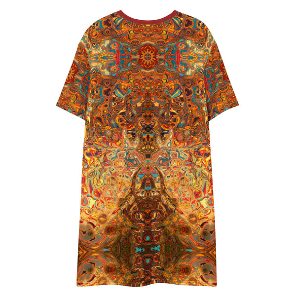 Aztec T-shirt dress
