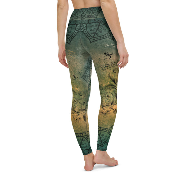 Buddha yoga pants by Sushila Oliphant for Apparel for the Spirit.