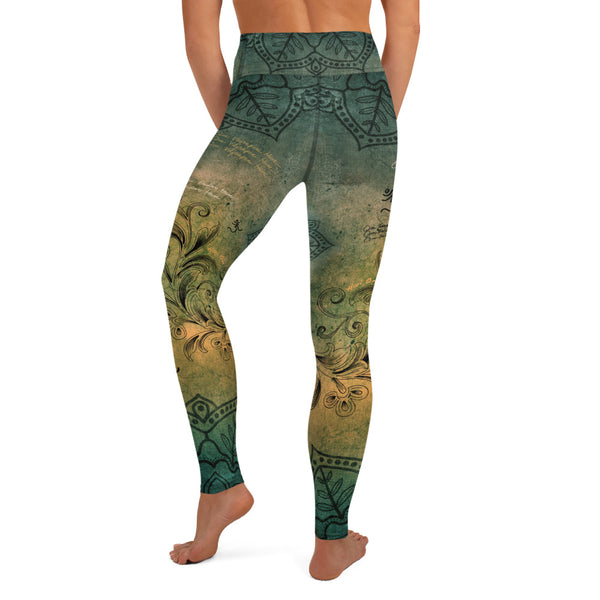 Buddha yoga pants by Sushila Oliphant for Apparel for the Spirit.