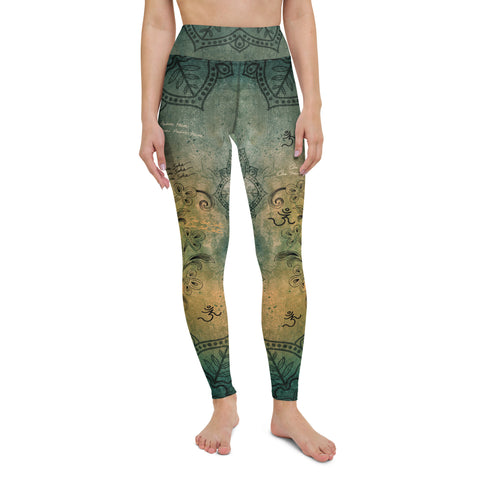 Buddha yoga pants by Sushila Oliphant for Apparel for the Spirit.