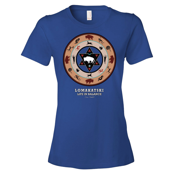 White Buffalo Medicine Wheel Native American t-shirt by Sushila Oliphant for Apparel for the Spirit