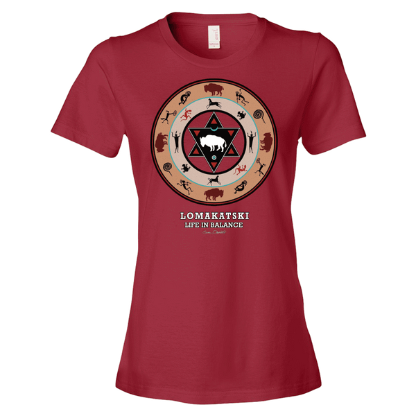 White Buffalo Medicine Wheel Native American t-shirt by Sushila Oliphant for Apparel for the Spirit