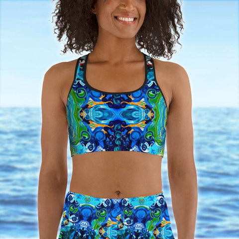 Cosmic Energy - Yoga Sports bra