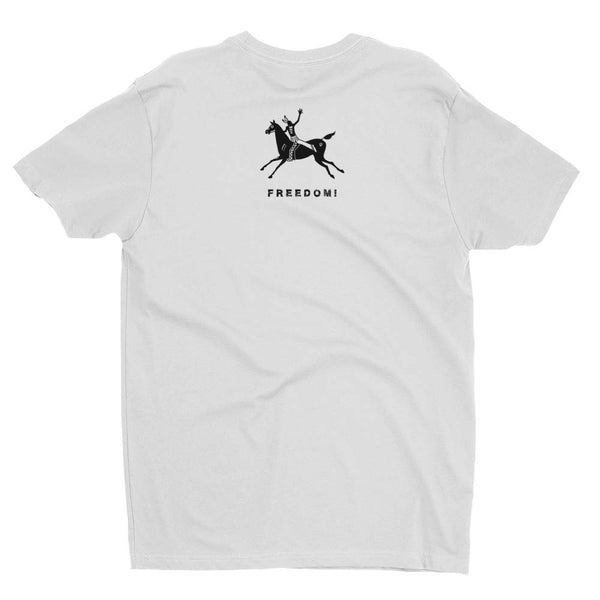 men's Native American themed t-shirt by Sushila Oliphant