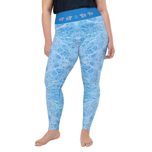 Plus Size Yoga Pants! Ganesha, elephants and om signs by Sushila Oliphant with Apparel for the Spirit.