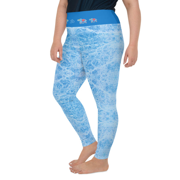 Plus Size Yoga Pants! Ganesha, elephants and om signs by Sushila Oliphant with Apparel for the Spirit.