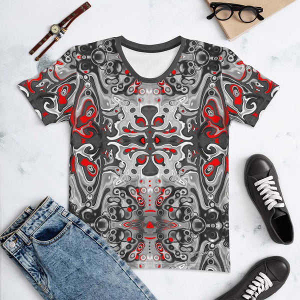 Women's t-shirt with a spiritual Celtic design by Sushila Oliphant, Apparel for the Spirit.