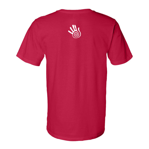 men's Native American themed t-shirt by Sushila Oliphant