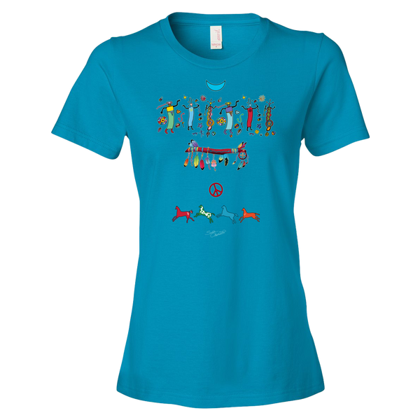 Medicine Wand Native Amemrican themed yoga t-shirt by Sushila Oliphant, apparel for the spirit
