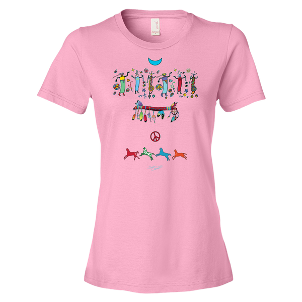 Medicine Wand Native Amemrican themed yoga t-shirt by Sushila Oliphant, apparel for the spirit