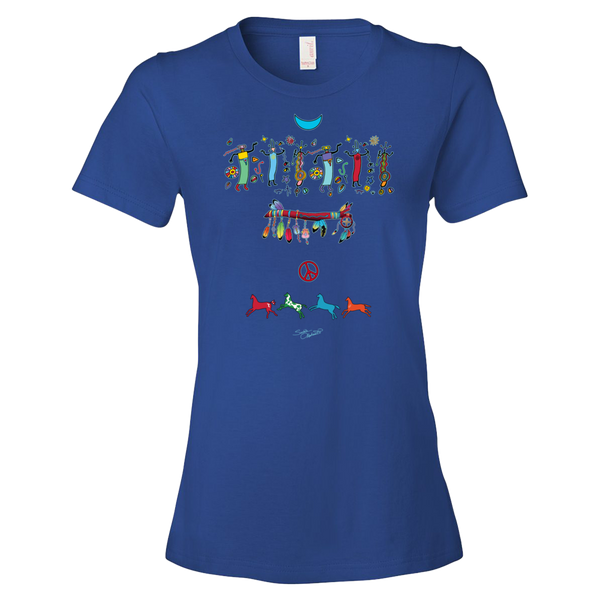 Medicine Wand Native Amemrican themed yoga t-shirt by Sushila Oliphant, apparel for the spirit
