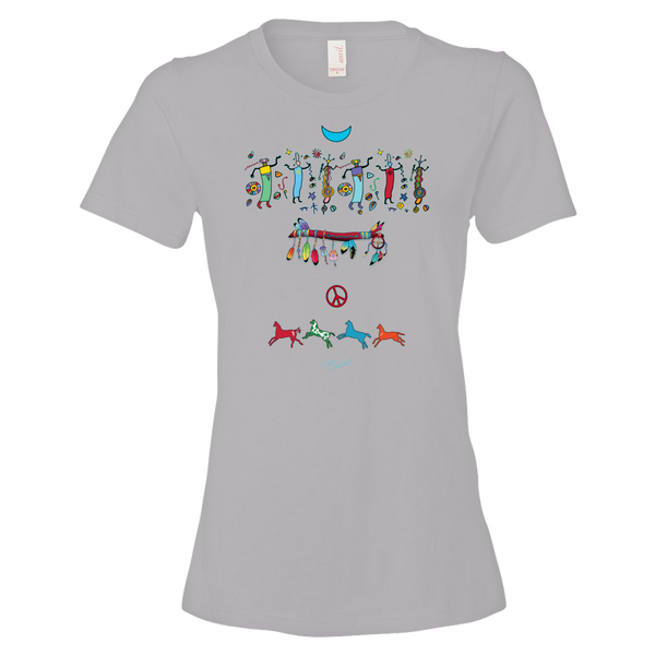 Medicine Wand Native Amemrican themed yoga t-shirt by Sushila Oliphant, apparel for the spirit