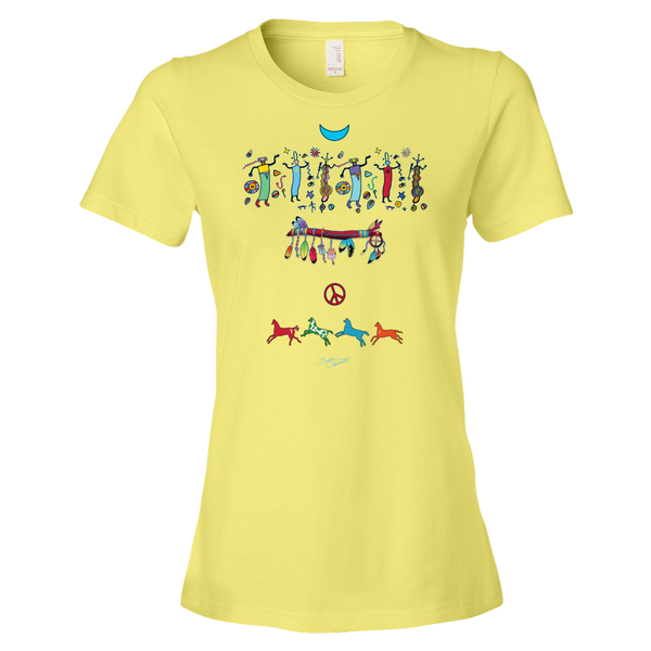 Medicine Wand Native Amemrican themed yoga t-shirt by Sushila Oliphant, apparel for the spirit
