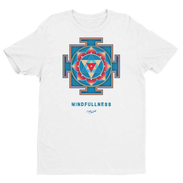 Yantra of Ganesha men's yoga t-shirt by Sushila Oliphant