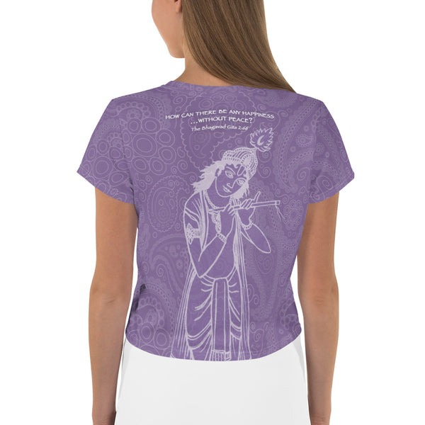 Krishna and Radha Crop Tee