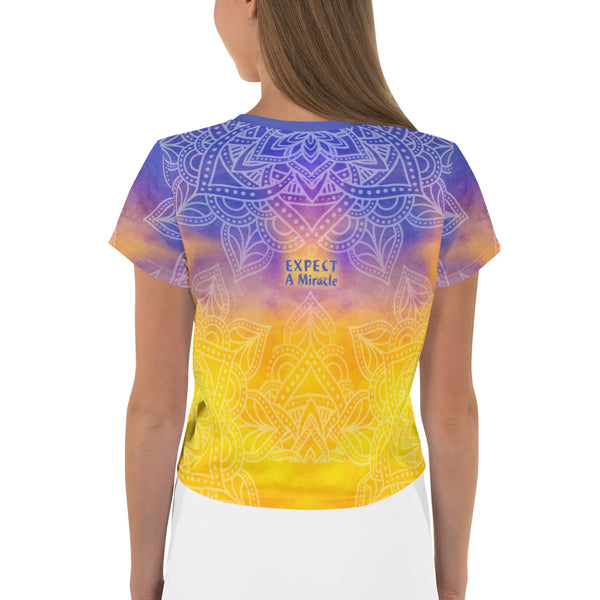 Follow Your Heart Crop Tee