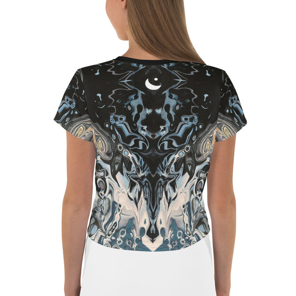 Midnight Mystic Crop Tee