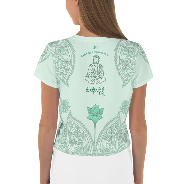 Jade Buddha Crop Tee