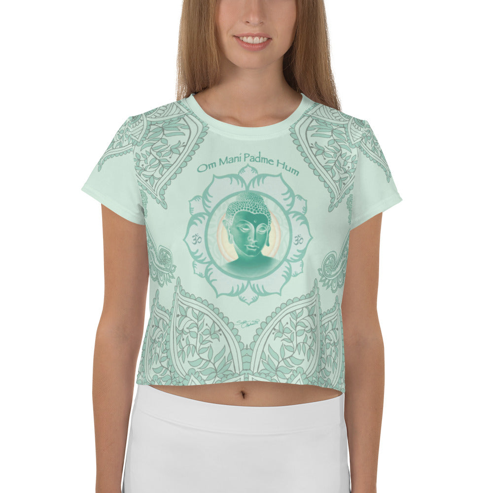 Jade Buddha Crop Tee