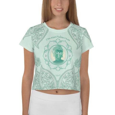 Jade Buddha Crop Tee