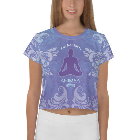 Ahimsa - Do No Harm Crop Tee