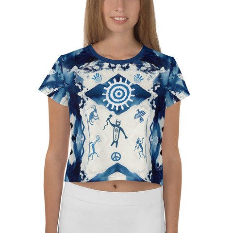 Tribal Effect Crop Tee