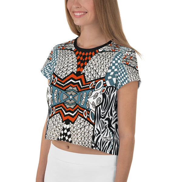 Mazy Maze Crop Tee