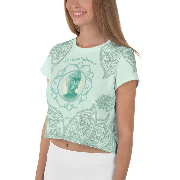 Jade Buddha Crop Tee