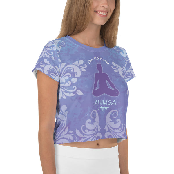 Ahimsa - Do No Harm Crop Tee
