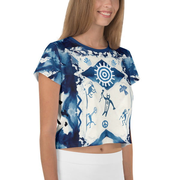 Tribal Effect Crop Tee