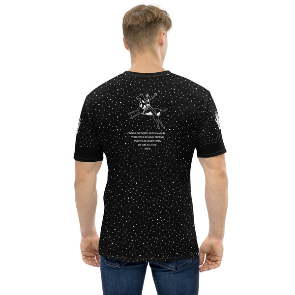 Native American spiritual men's t-shirt. Great for the nature and horse lover. Apparel for the Spirit by Sushila Oliphant.