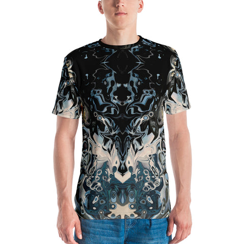 Men's cool t-shirt with unique Eastern design by Sushila Oliphant, Apparel for the Spirit.