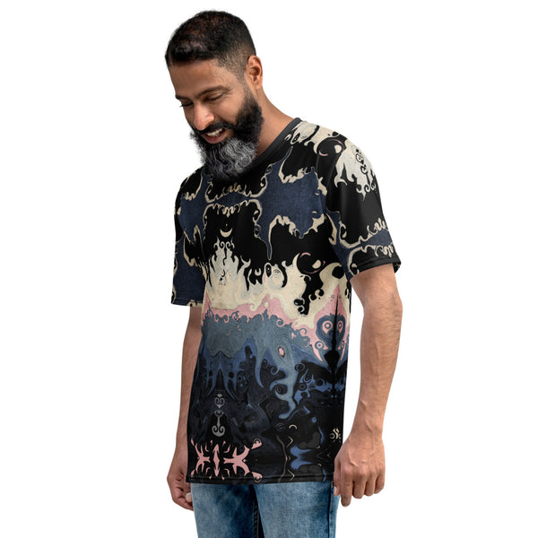A very cool men's t-shirt with a Celtic vibe by Sushila Oliphant for Apparel for the spirit.