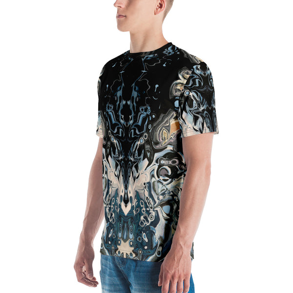 Men's cool t-shirt with unique Eastern design by Sushila Oliphant, Apparel for the Spirit.