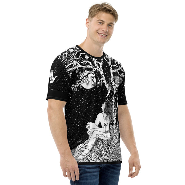 Native American spiritual men's t-shirt. Great for the nature and horse lover. Apparel for the Spirit by Sushila Oliphant.