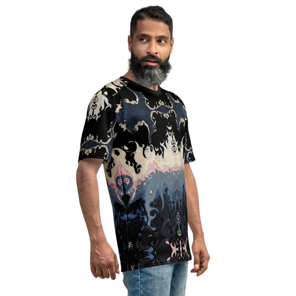 A very cool men's t-shirt with a Celtic vibe by Sushila Oliphant for Apparel for the spirit.