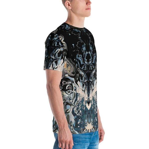 Men's cool t-shirt with unique Eastern design by Sushila Oliphant, Apparel for the Spirit.