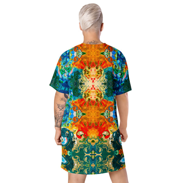 Cosmic_Tapestry T-shirt dress