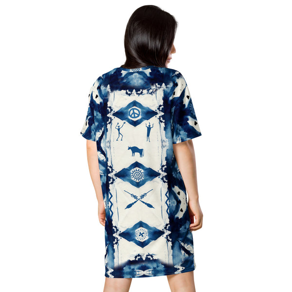 Tribal Effect T-shirt dress