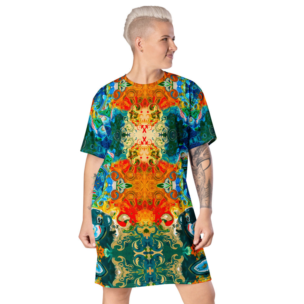 Cosmic_Tapestry T-shirt dress