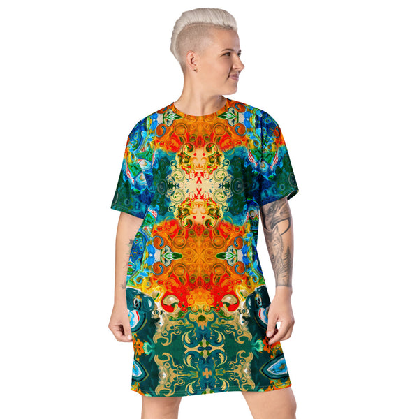 Cosmic_Tapestry T-shirt dress