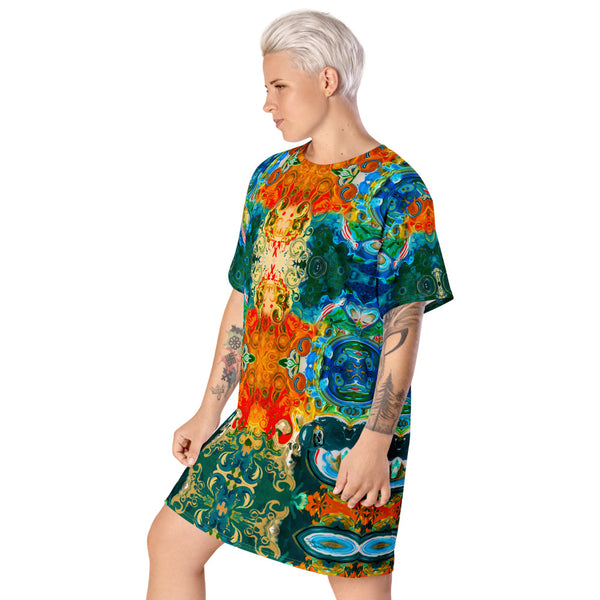 Cosmic_Tapestry T-shirt dress