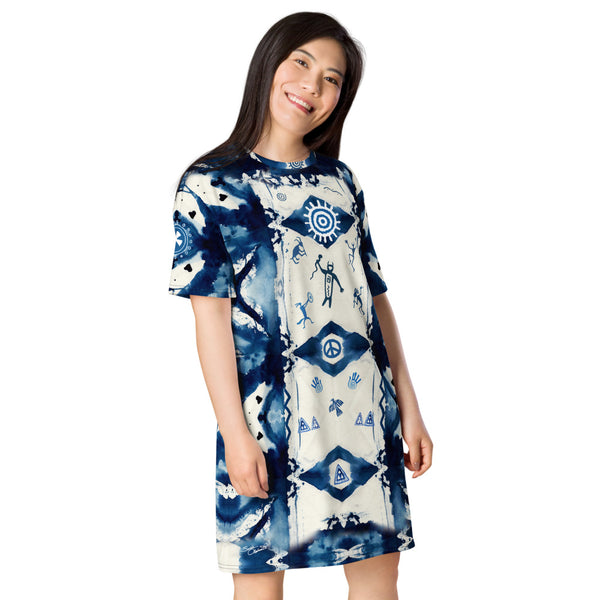 Tribal Effect T-shirt dress