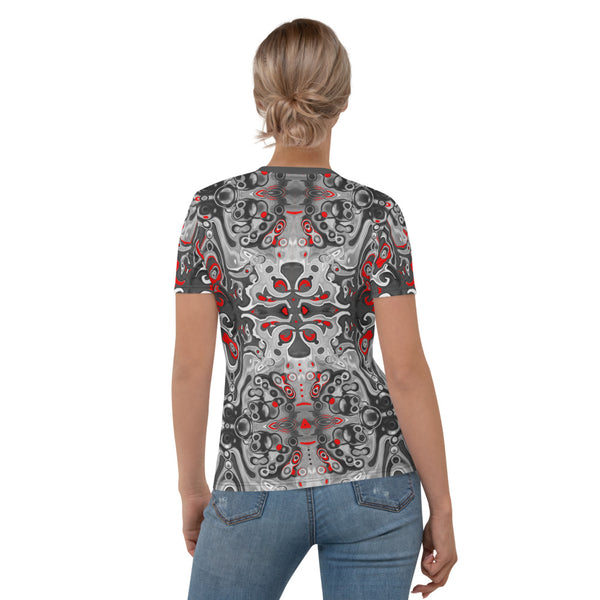 Women's t-shirt with a spiritual Celtic design by Sushila Oliphant, Apparel for the Spirit.
