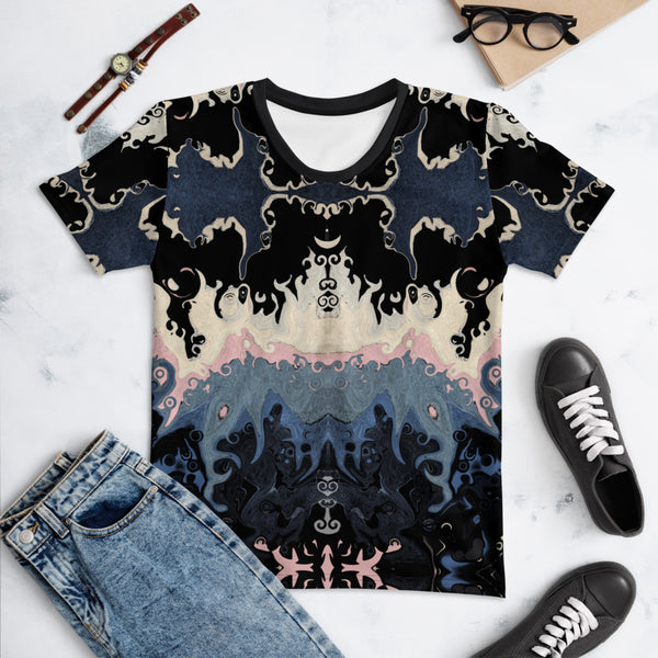 A very cool women's t-shirt with a Celtic vibe by Sushila Oliphant for Apparel for the spirit.