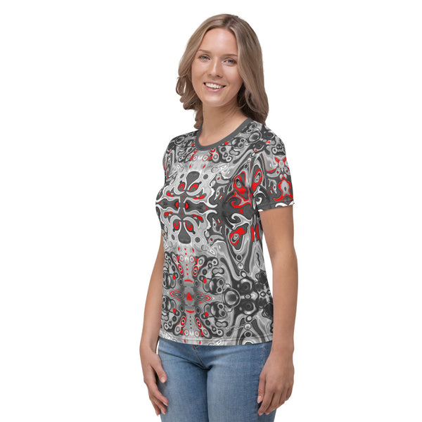 Women's t-shirt with a spiritual Celtic design by Sushila Oliphant, Apparel for the Spirit.