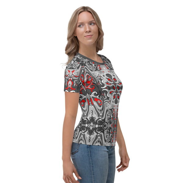 Women's t-shirt with a spiritual Celtic design by Sushila Oliphant, Apparel for the Spirit.