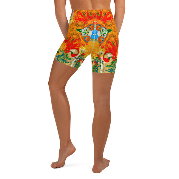 Cosmic Tapestry Yoga Shorts